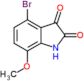 4-bromo-7-methoxy-indoline-2,3-dione