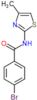 4-bromo-N-(4-methyl-1,3-thiazol-2-yl)benzamide