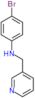 4-bromo-N-(pyridin-3-ylmethyl)aniline