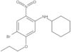 4-Bromo-N-cyclohexyl-2-nitro-5-propoxybenzenamine