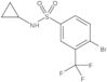 4-Bromo-N-cyclopropyl-3-(trifluoromethyl)benzenesulfonamide