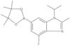 4-fluoro-2-methyl-1-(1-methylethyl)-6-(4,4,5,5-tetramethyl-1,3,2-dioxaborolan-2-yl)-1H-benzimidazole