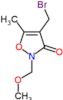 4-(bromomethyl)-2-(methoxymethyl)-5-methyl-isoxazol-3-one