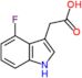 (4-fluoro-1H-indol-3-yl)acetic acid