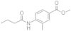 3-Methyl-4-butyrylaminobenzoic acid methyl ester