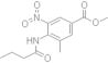 4-Butyrylamino-3-methyl-5-nitrobenzoic acid methyl ester