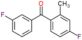 (4-fluoro-2-methyl-phenyl)-(3-fluorophenyl)methanone