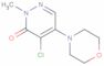 4-cloro-2-metil-5-morfolinopiridazin-3(2H)-one