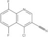 4-Chloro-5,8-difluoro-3-quinolinecarbonitrile