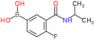 [4-fluoro-3-(isopropylcarbamoyl)phenyl]boronic acid