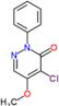 4-chloro-5-methoxy-2-phenylpyridazin-3(2H)-one