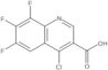 4-Chloro-6,7,8-trifluoro-3-quinolinecarboxylic acid