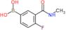 B-[4-Fluoro-3-[(methylamino)carbonyl]phenyl]boronic acid