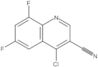 4-Chloro-6,8-difluoro-3-quinolinecarbonitrile