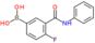 [4-fluoro-3-(phenylcarbamoyl)phenyl]boronic acid