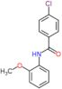 4-chloro-N-(2-methoxyphenyl)benzamide