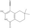 1,2,5,6,7,8-Hexahydro-3-hydroxy-6,6-dimethyl-1-oxo-4-isoquinolinecarbonitrile