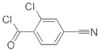 Benzoyl chloride, 2-chloro-4-cyano- (9CI)