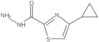 4-Cyclopropyl-2-thiazolecarboxylic acid hydrazide