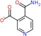 4-(Aminocarbonyl)-3-pyridinecarboxylic acid