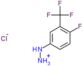 [4-fluoro-3-(trifluoromethyl)phenyl]diazanium chloride