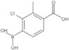 4-Borono-3-chloro-2-methylbenzoic acid