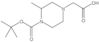 4-[(1,1-Dimethylethoxy)carbonyl]-3-methyl-1-piperazineacetic acid