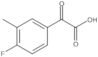 4-Fluoro-3-methyl-α-oxobenzeneacetic acid