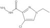 4-Chloro-1-ethyl-1H-pyrazole-3-carboxylic acid hydrazide