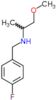 N-(4-fluorobenzyl)-1-methoxypropan-2-amine