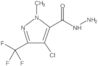 4-Chloro-1-methyl-3-(trifluoromethyl)-1H-pyrazole-5-carboxylic acid hydrazide
