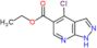 ethyl 4-chloro-1H-pyrazolo[3,4-b]pyridine-5-carboxylate