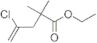 4-Pentenoic acid, 4-chloro-2,2-dimethyl- ethyl ester