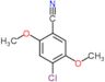 4-chloro-2,5-dimethoxybenzonitrile