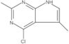 4-Chloro-2,5-dimethyl-7H-pyrrolo[2,3-d]pyrimidine