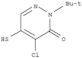 3(2H)-Pyridazinone,4-chloro-2-(1,1-dimethylethyl)-5-mercapto-