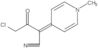 4-Chloro-2-(1-methyl-4(1H)-pyridinylidene)-3-oxobutanenitrile