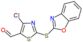 2-(1,3-benzoxazol-2-ylsulfanyl)-4-chloro-thiazole-5-carbaldehyde