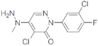 4-Chloro-2-(3-chloro-4-fluorophenyl)-5-(1-methylhydrazino)-3(2H)-pyridazinone