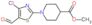 methyl 1-(4-chloro-5-formyl-thiazol-2-yl)piperidine-4-carboxylate