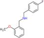 1-(4-fluorophenyl)-N-(2-methoxybenzyl)methanamine