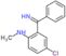 4-chloro-2-[(E)-imino(phenyl)methyl]-N-methylaniline