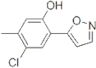 4-chloro-2-(5-isoxazolyl)-5-methylphenol