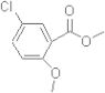 Benzoic acid, 5-chloro-2-methoxy-, methyl ester