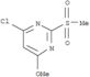 Pyrimidine, 4-chloro-6-methoxy-2-(methylsulfonyl)-