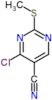 4-chloro-2-(methylsulfanyl)pyrimidine-5-carbonitrile