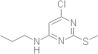 4-cloro-6-propilamino-2-metiltio-pirimidina