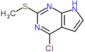 4-Chloro-2-(methylsulfanyl)-7H-pyrrolo[2,3-d]pyrimidine