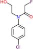 N-(4-chlorophenyl)-2-fluoro-N-(2-hydroxyethyl)acetamide