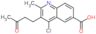 4-chloro-2-methyl-3-(3-oxobutyl)quinoline-6-carboxylic acid